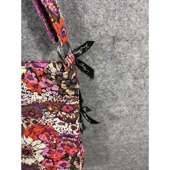 Vera Bradley Rosewood Crossbody Bag Floral Zip Pockets Quilted Lightweight - Picture 5 of 11